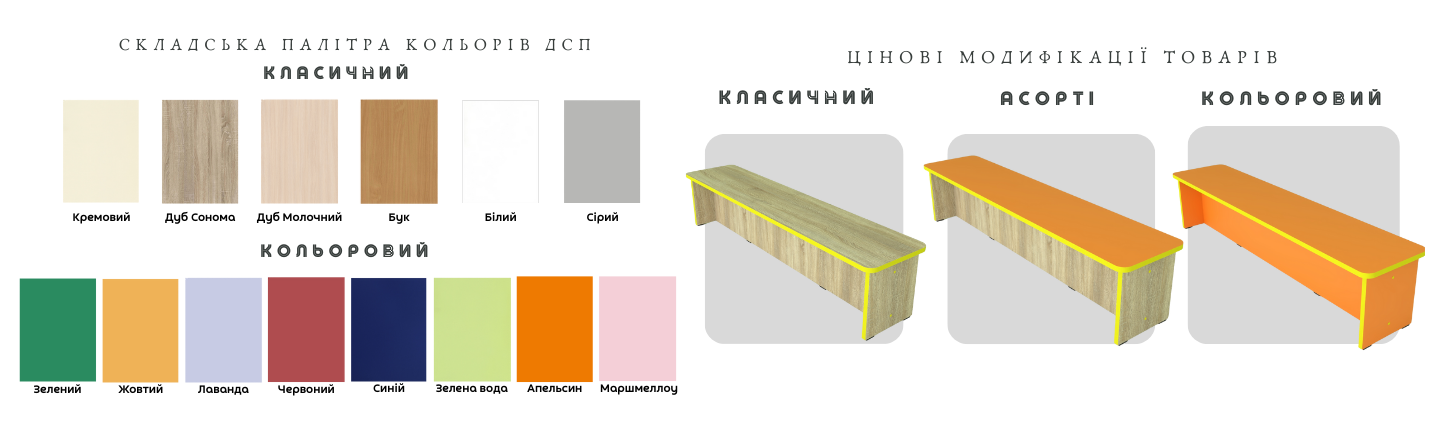 Кольори ДСП і моди